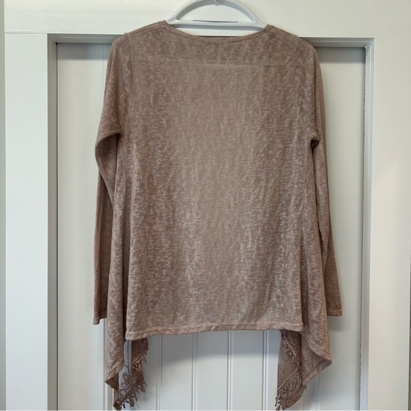 LUNGO L’ARNO Cardigan with butterfly lace trim Size S - Picture 5 of 6